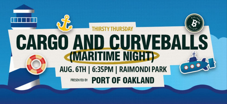 Cargo and Curveballs - Maritime Night banner